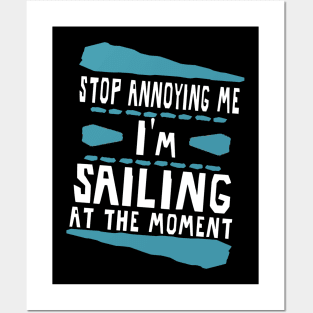 Sailing Sailboat Sailboats Captain Girls Boys Posters and Art